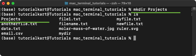 Create a New Directory in Mac Terminal - Using mkdir command